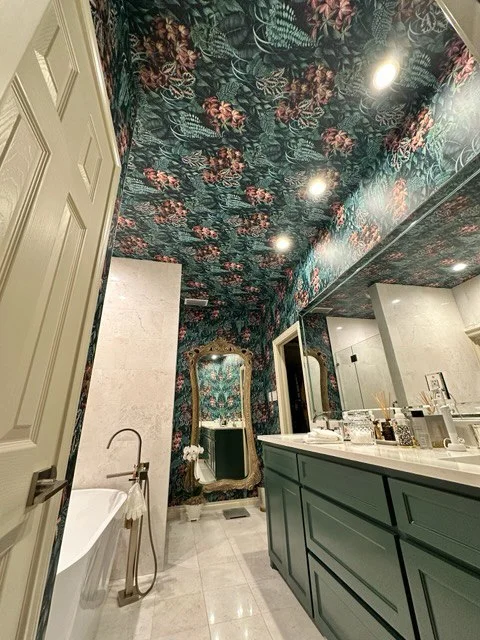 Dining room wallpaper Springwells